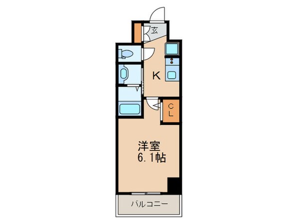 ｴｽﾃﾑｺｰﾄ名古屋新栄Ⅲｸﾞﾛｰﾘｨの物件間取画像